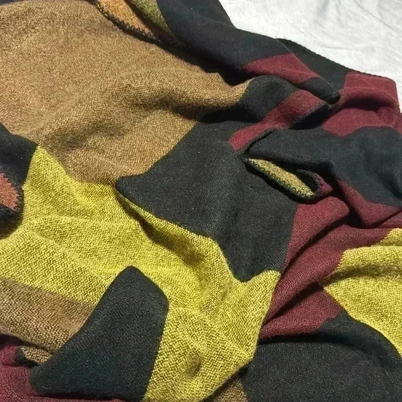 Vintage Express reversible oversized poncho - Picture 7 of 8